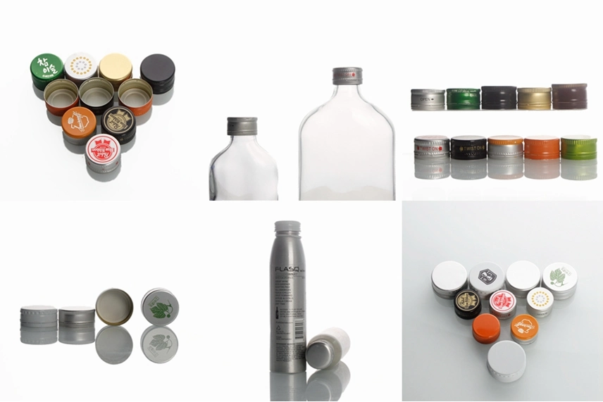 Wholesale 28mm 38mm Aluminum Ropp Cap for Glass Bottle