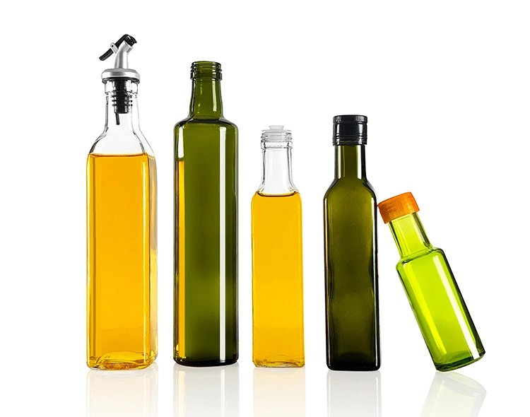 100ml 250ml 500ml 750ml 1000ml Kictchen Cooking Marasca Vinegar Wine Edible Seasoning Olive Oil Glass Bottles