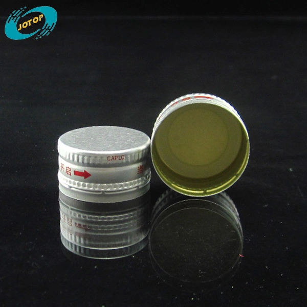 28X15.7mm Pilfer Proof Aluminum Ropp Cap