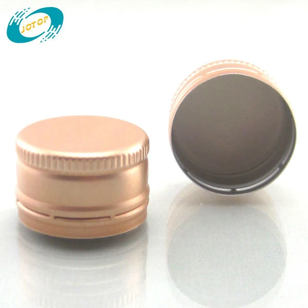 28mm Ropp Black Aluminum Cap for Glass Bottles