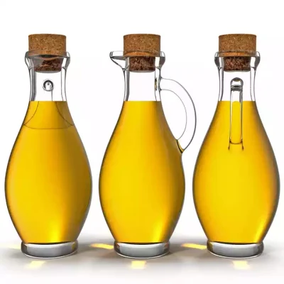 Botella dispensadora de vinagre/aceite de oliva de 300 ml con tapón de corcho
