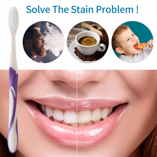 El fabricante de cepillos de dientes para el cuidado personal al por mayor produce cepillos de dientes para adultos/niños de alta calidad